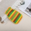 Unique Bargains Rainbow Stripes Shower Gloves for Bathroom 8.66"x5.71" Yellow 1 Pc - 3 of 3