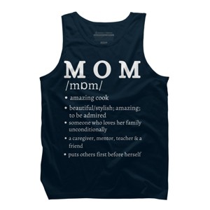 Men's Design By Humans Mom Dictionary Definition By BeingMasculine Tank Top - 1 of 2