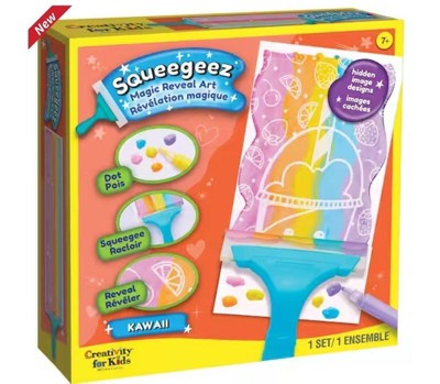 Creativity for Kids Squeegeez Magic Reveal Craft Kit: Mermaid - Dot  Painting Art Kits for Kids, Cool Mermaid Gifts for Girls and Boys Ages 7-12+