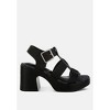 Avalon Chunky Pin Buckle Platform Heels - 2 of 4