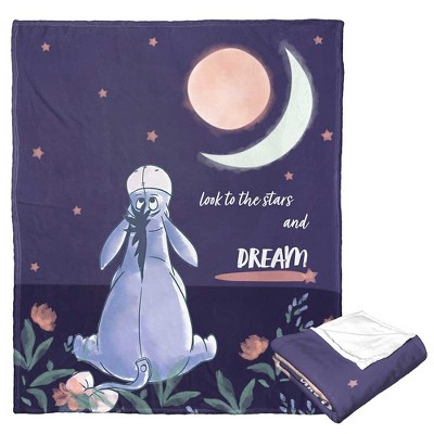 Disney Winnie the Pooh Star Gazer Eeyore Silk Touch Throw Blanket 50x60 Inches