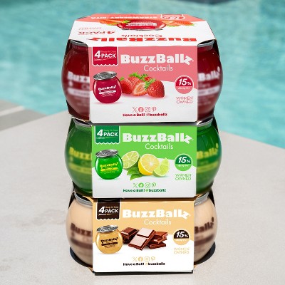 BuzzBallz Tequila Rita Cocktails - 4pk/200ml Bottles