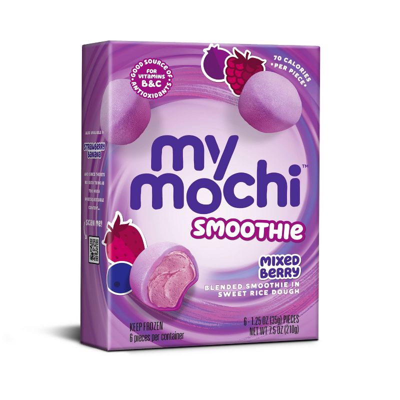 My/Mochi Frozen Smoothie Incredibites Mixed Berry - 6pk/7.5oz, 1 of 4