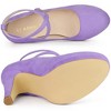 Allegra K Women's Platform Cross Strap Round Toe Stiletto Heels Pumps - 4 of 4