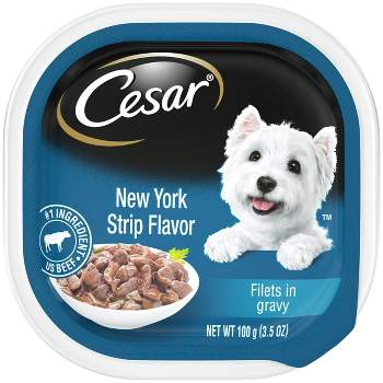Cesar Filets In Gravy Adult Wet Dog Food - 3.5oz