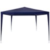vidaXL Water-Resistant PE Party Tent 9.8'x13.1', Outdoor Gazebo with UV Protection and Rust-Resistant Steel Frame, Easy Assembly, Blue. - 2 of 4