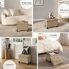 StorageBud Storage Ottoman for Bedroom End of Bed, Fabric Storage Bench, Large Storage Ottoman Bench, Entryway Bench with Storage - 4 of 4