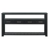 Grungis Console Table with 4 Drawers,Versatile Painted Entryway Table with 3-Tier Open Shelves and Metal Handles for Entryway Living Room - 3 of 4