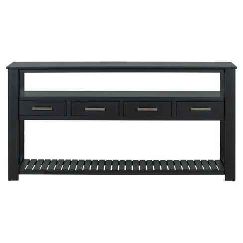 Bella Depot 62.2''W Modern Console Table with 4 Drawers and 2 Shelves - image 1 of 4