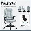 Massage Office Chair with Heat and Adjustable Recline, Swivel Desk Chair with Remote and Footrest for Home Office - 3irtyhousy - 3 of 4