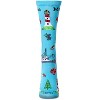 Memoi Women's Maine Themed Rayon Blend Novelty Crew Sock Blue Grotto 9-11 - 2 of 4