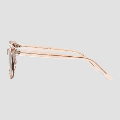Women's Shiny Plastic Cateye Sunglasses with Gradient Lenses - Universal Thread Pink: Scratch-Resistant, UV Protection - image 4