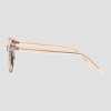 Women's Shiny Plastic Cateye Sunglasses with Gradient Lenses - Universal Thread™ Pink: Scratch-Resistant, UV Protection - 4 of 4