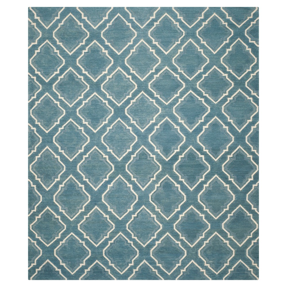 Dhurries Rug - Blue/Ivory - (8'x10') - Safavieh