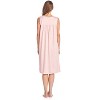 Casual Nights Women's Floral Embroidered/Lace Trim Sleeveless Nightgown - 3 of 4