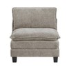 TiramisuBest Indigo Velvet Loveseat with Crystal Tufting, Silver Nailhead Trim, 2-Seater Couch with Pillows for Living Room, Formal Luxury Style - 4 of 4