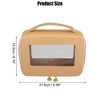 Unique Bargains Clear Travel Makeup Bag 1 Pc - 4 of 4