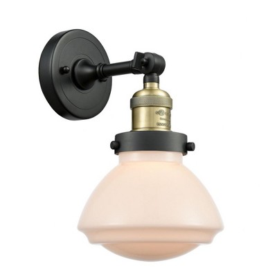 Olean - 1 Light Wall Sconce In Industrial Style-7.75 Inches Tall and 6.75 Inches Wide