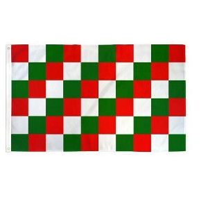 Maison 3'x5' ft Checkered Poly Flag For Indoor & Outdoor Use - Great For Race Day!! - Available In Different Bold Colors - 1 of 3