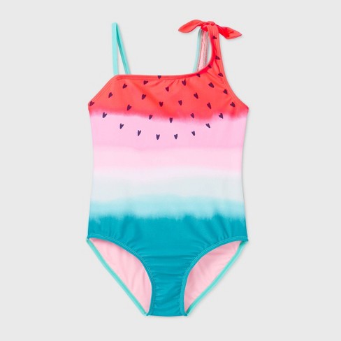 Girls Watermelon One Piece Swimsuit Cat Jack Target