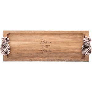 Pavilion Gift Company - Home Sweet Home - 14.25" Acacia Serving Board - Serving Trays - 1 of 4