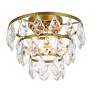 Elegant Lighting Ella 10 inch flush mount in brass - 3 of 4