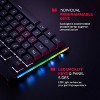 Monster Alpha 5.0 LED Mechanical Gaming Keyboard, RGB Backlit Keys, Anti-Ghosting, Programmable Lighting, Magnetic Palm Rest, Media Keys for PC - 3 of 4