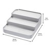 iDesign Expandable Spice Rack Organizer for Cabinets - Clear - 2 of 4