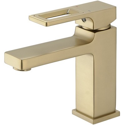 BWE Single Hole Single-Handle Bathroom Faucet