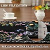 Acekool Washable Area Rug, Non-Slip Soft Botanical Floor Carpet, Plush Large Rug for Living Room Bedroom Home Office, Easy Care - 4 of 4