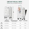 3-Piece Hardshell Luggage Set (20"/24"/28"),Lightweight Suitcase with USB Port,20" 24" Front Opening Carry-On Suitcase with Cup Holder–Cuddlewood - 4 of 4