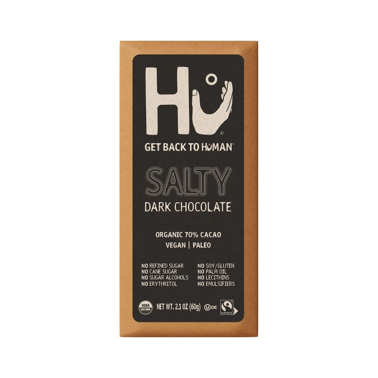 Hu Salty Dark Chocolate 70% Cacao Candy - 2.1oz, 1 of 10
