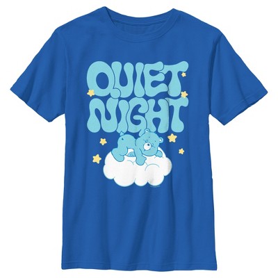 Boy's Care Bears Bedtime Bear Quiet Night T-shirt - Royal Blue - Small ...