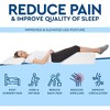 Allsett Health Leg Elevation Pillow - Memory Foam Top, Relieves Foot and Ankle Injury, Leg Pain, Hip, Knee Pain, Improves Blood Circulation - 2 of 4