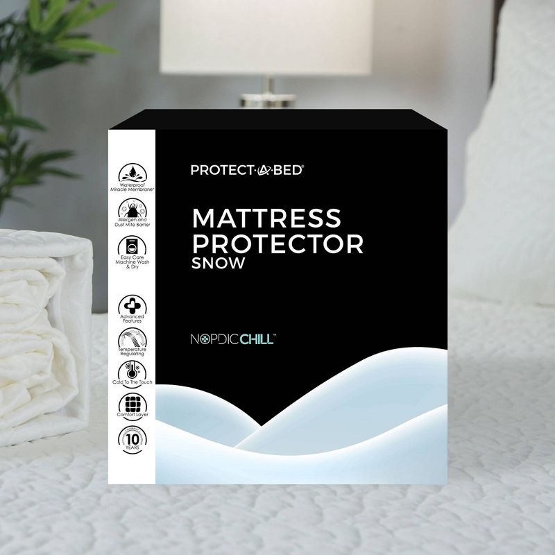 Twin Snow Mattress Protector - Protect-A-Bed, 1 of 8