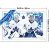 Trends International NHL Toronto Maple Leafs - Anthony Stolarz & Joseph Woll 25 Framed Wall Poster Prints - 3 of 4