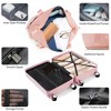 Whisen 4-Piece ABS Luggage Set with 20"/28” Suitcases, Duffel Bag and Toiletry Bag, Front-Opening Panel, USB - 3 of 4