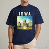 Grand Iowa State Capitol T-Shirt, Midwest Architectural Landmark Tee and Travel Souvenir | OrnamentallyYou - 4 of 4