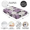 Sweet Jojo Designs Girl Baby Fitted Crib Sheet Peony Floral Garden Black and Purple - 4 of 4