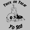 Women's Lost Gods Halloween Trick Or Treat Yourself T-Shirt - 2 of 4
