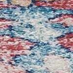 aqua, burgundy, off white, yellow, teal, slate blue