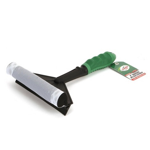 Windshield Cleaner With Microfiber Cloth, Handle And Pivoting Head- Glass  Washer Cleaning Tool For Windows By Fleming Supply (green) : Target