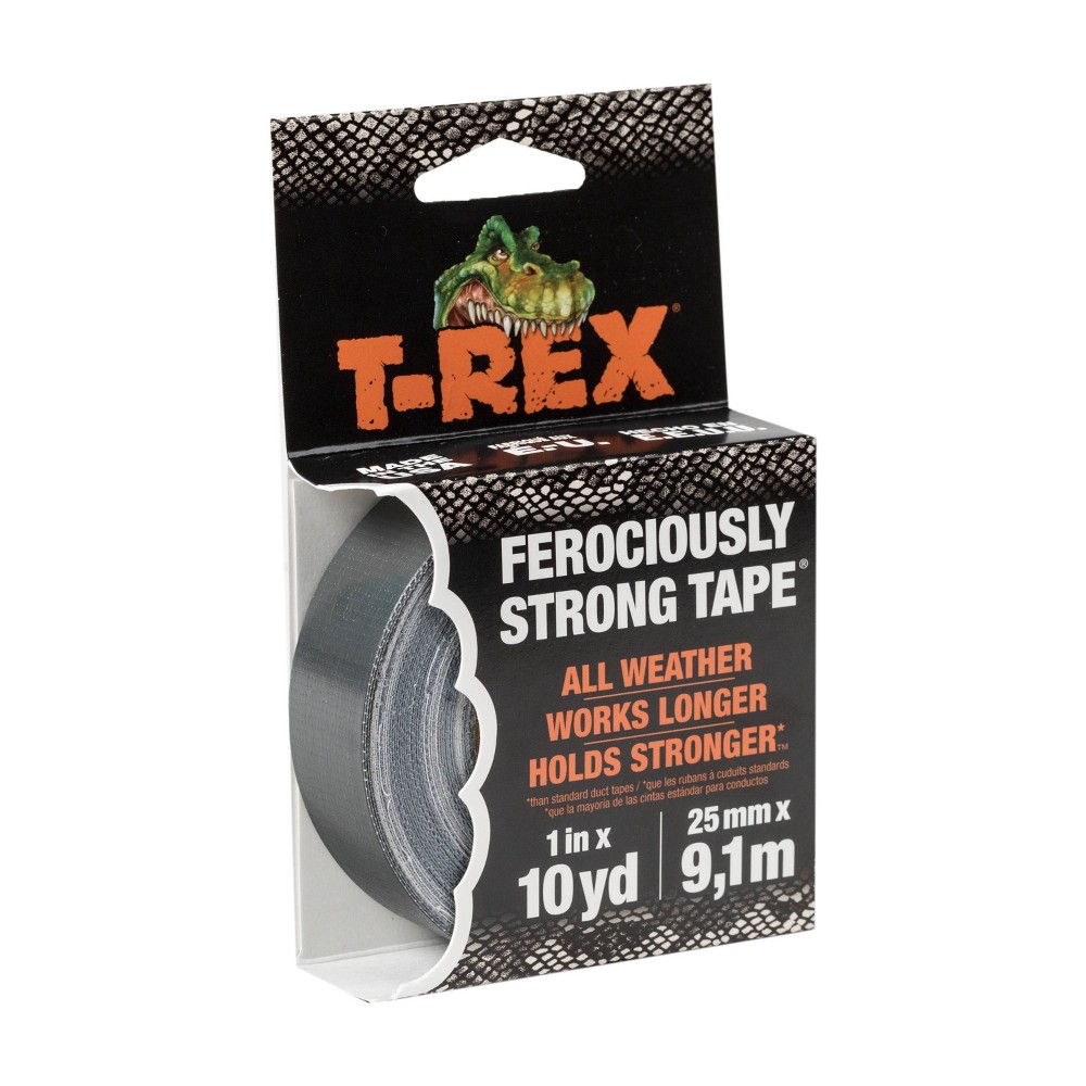 UPC 040074023765 product image for T-Rex 1'x10 yd Mighty Roll Tape Gunmetal Gray | upcitemdb.com