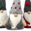 Slickblue Mystical Winter Gnomes Set – 3 Handcrafted Wool Felt Gnomes, 10-12 Inches Tall, Charming Holiday Decor - 3 of 3