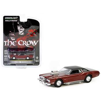 T-Bird’s 1973 Ford Thunderbird w/Supercharger Dark Red Met w/Black Top "The Crow" (1994) 1/64 Diecast Model Car by Greenlight