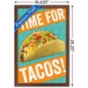 Trends International Time for Tacos! Framed Wall Poster Prints - 3 of 4