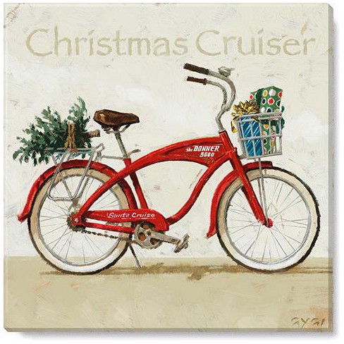 Sullivans Darren Gygi Christmas Cruiser Canvas, Museum Quality Giclee ...