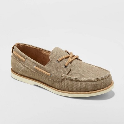 tan suede boat shoes