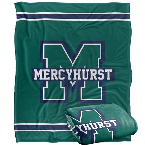 Mercyhurst University Primary Logo Silky Touch Blanket White 50x60 - 1 of 4