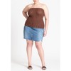 ELOQUII Women's Plus Size Sweater Tube Top - image 4 of 4